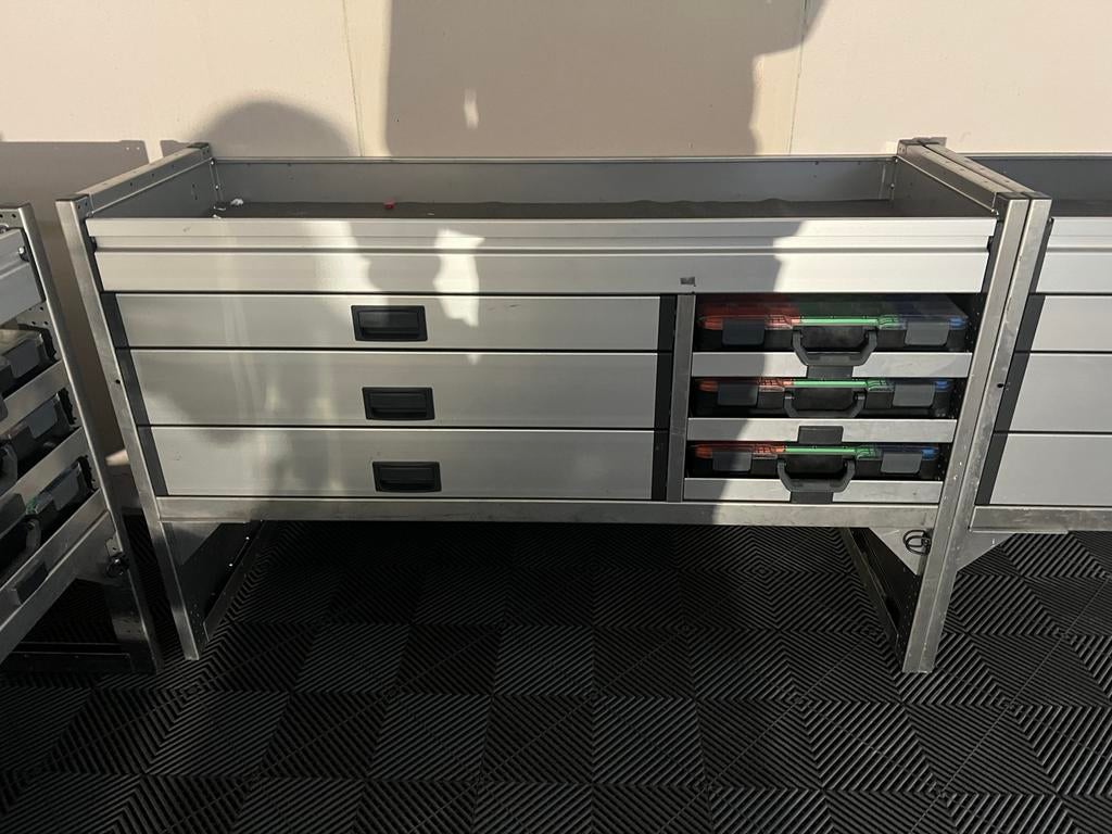 Aluca Bedrijfswageninrichting | Werkkast | Aluminium, Auto-onderdelen, Ophalen, Gebruikt, Universele onderdelen