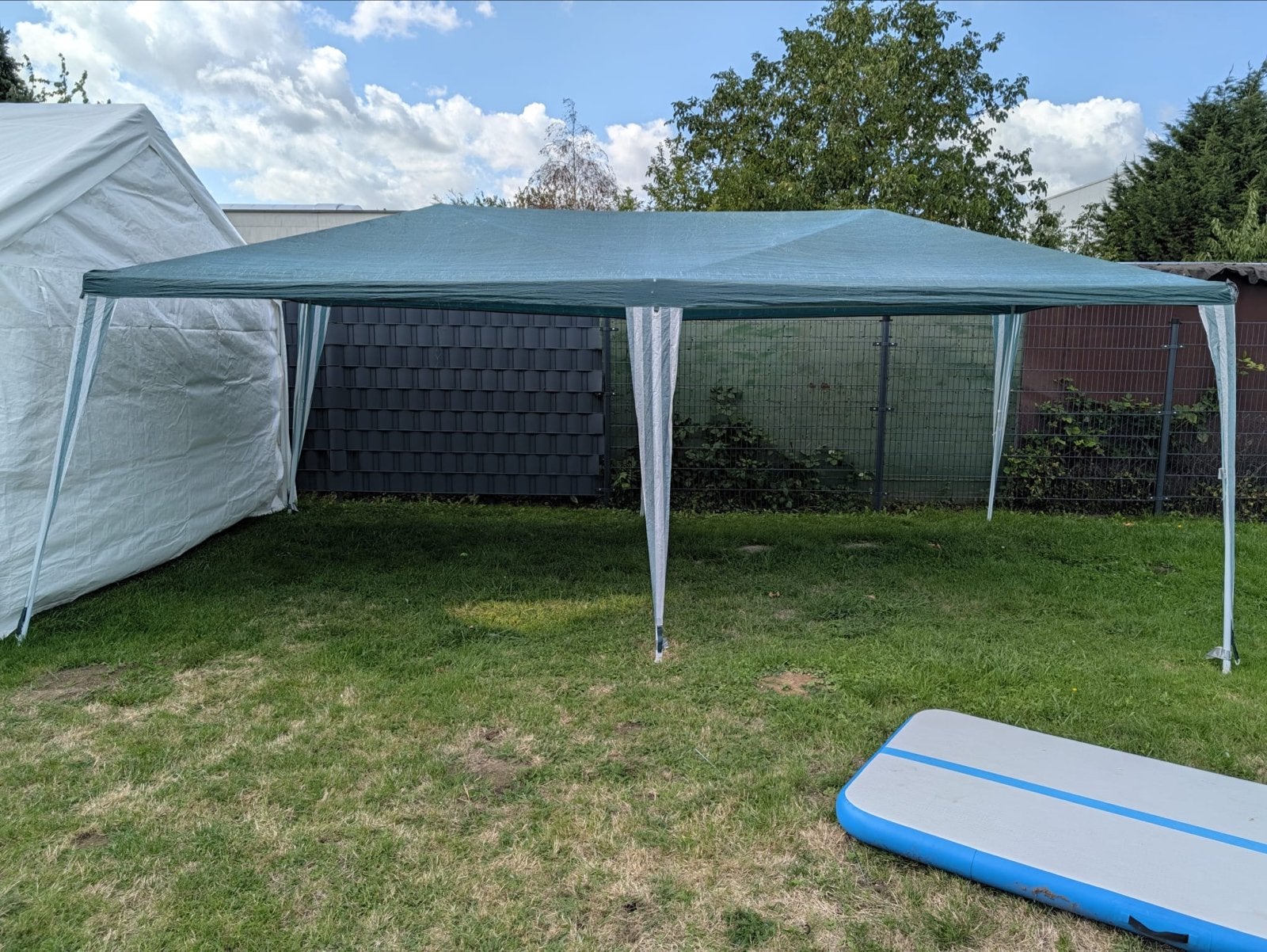 Partytent 3x6 meter inclusief zijwanden, Ophalen, Gebruikt, Partytent, 4 tot 6 meter