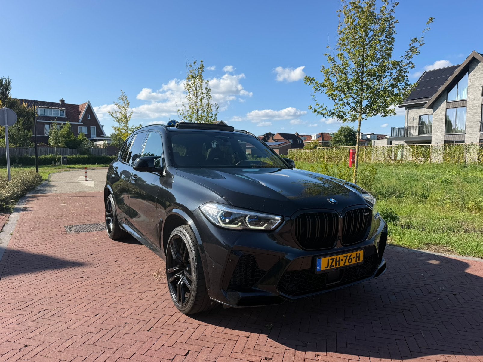 BMW X5 M 600pk Aut 2020 Zwart- Kuipstoelen - Laser koplampen, Auto's, Automaat, 3000 kg, Zwart, Leder