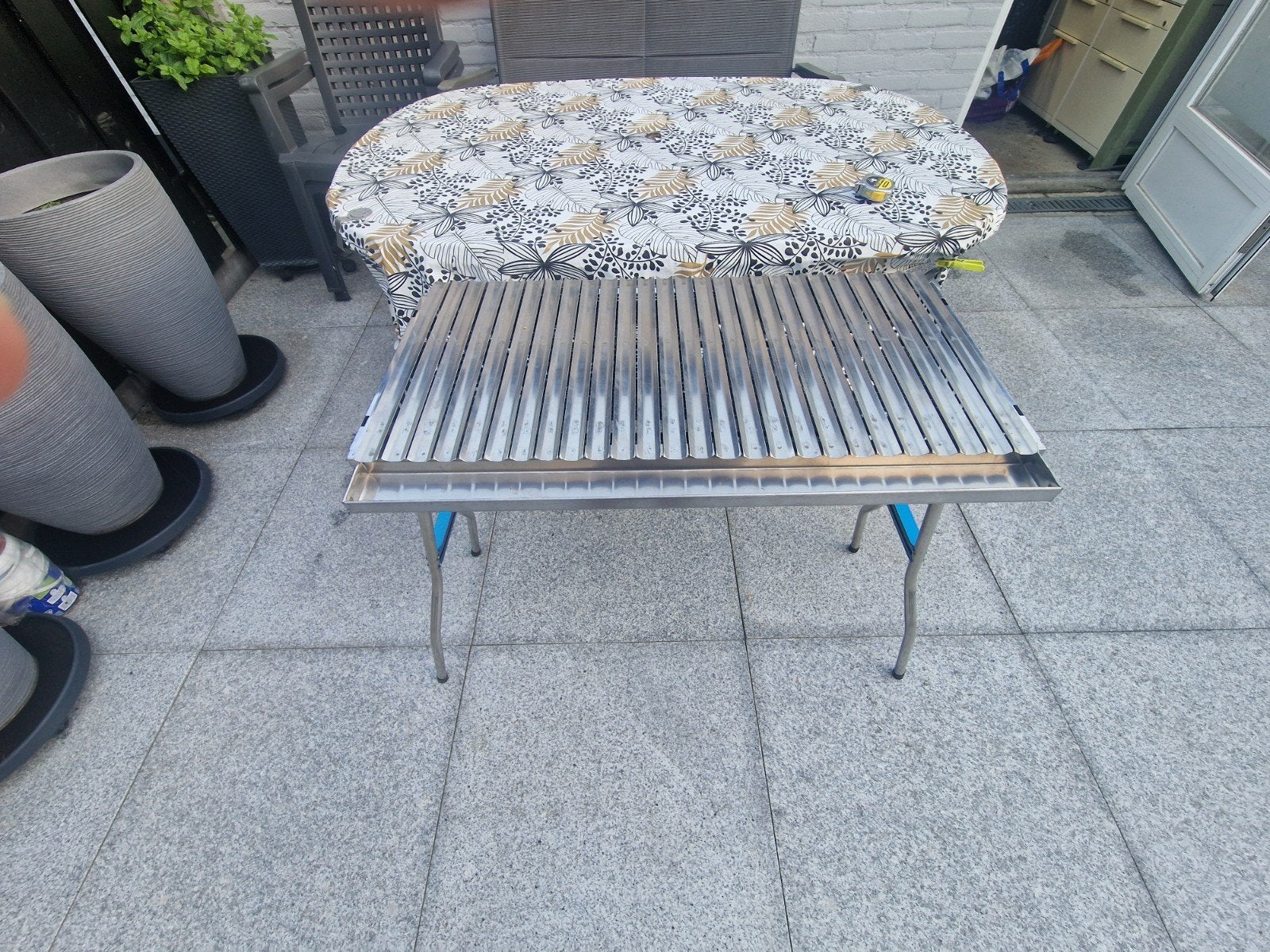 RVS BBQ MET DRUIP GOOT, Ophalen of Verzenden, Nieuw