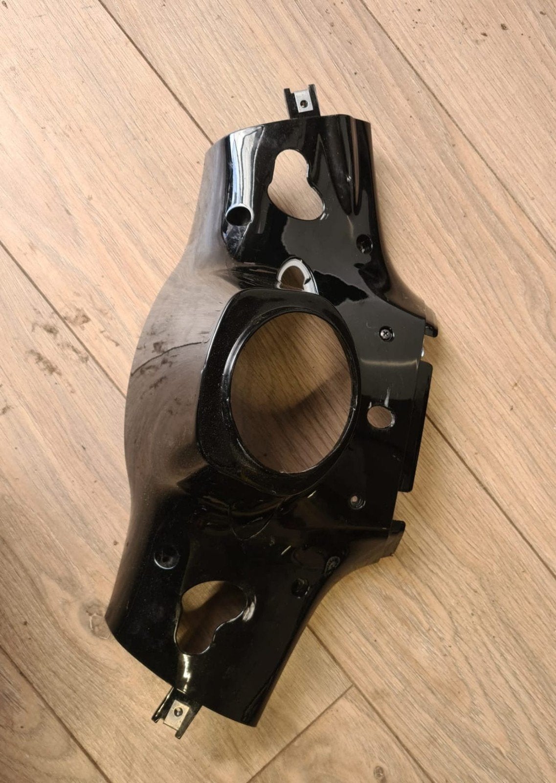 Vespa Sprint Stuurkap Onderdeel Zwart met Koplamp Opening, Ophalen of Verzenden, Gebruikt, Kap, Vespa