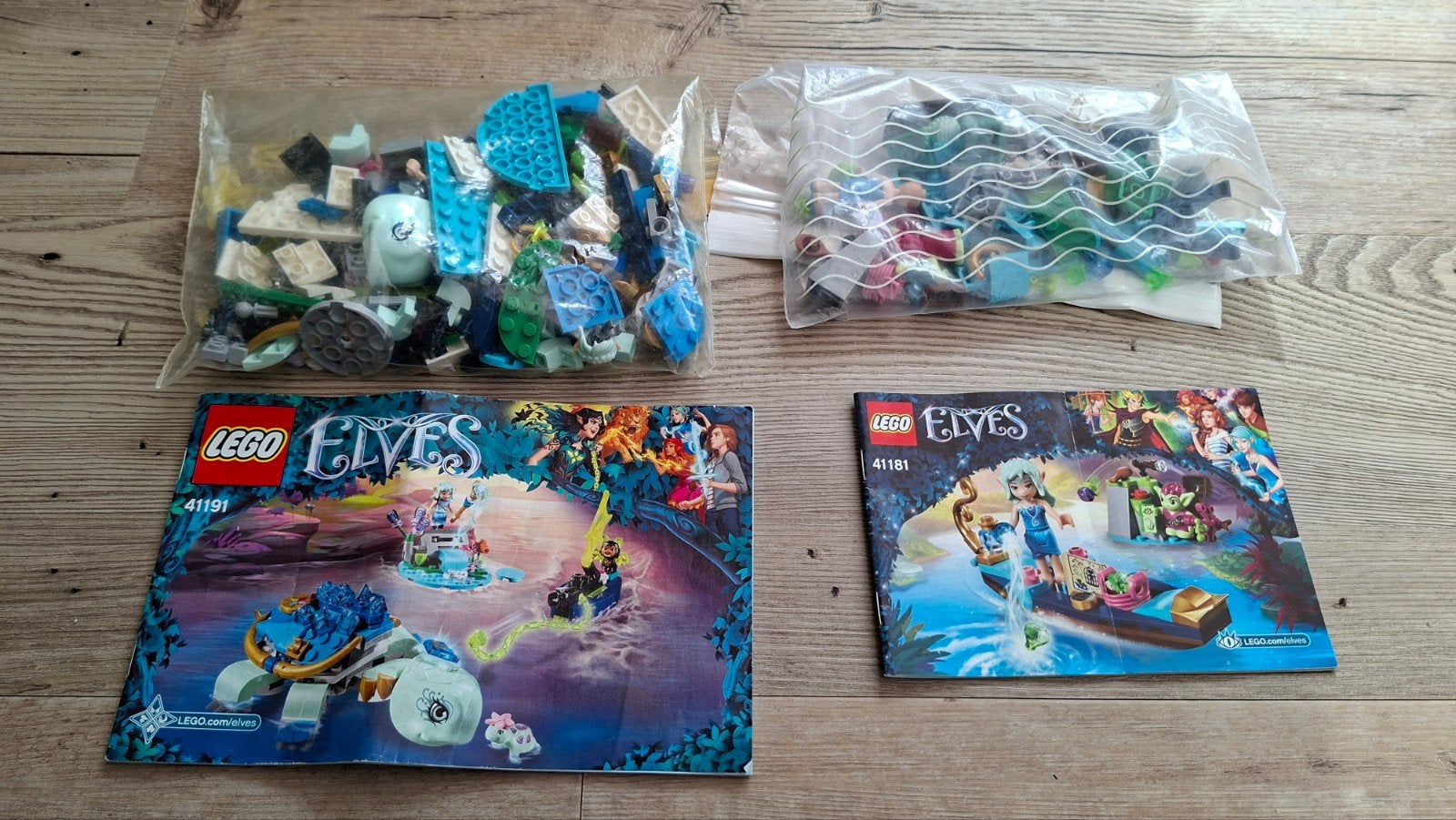 Lego elves sets 41191 en 41181 compleet, Ophalen of Verzenden, Gebruikt, Lego