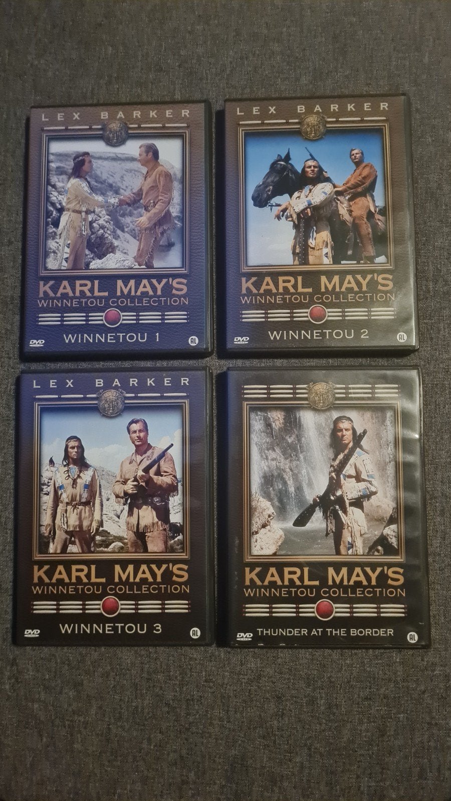 Karl May's Winnetou Collection 4 DVD's, Cd's en Dvd's, Alle leeftijden, Nederlands, Ophalen of Verzenden, Zo goed als nieuw
