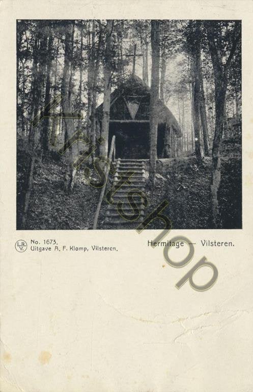 Vilsteren - Hermitage  (gekraakt)  [KRST003-7798, Verzenden, 1940 tot 1960, Gelopen, Overijssel