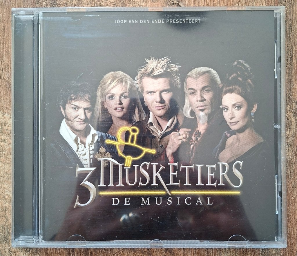 TE KOOP! CD 3 Musketiers - De Musical! Nog als NIEUW!, Musical, Ophalen of Verzenden, Zo goed als nieuw, Inclusief boekje
