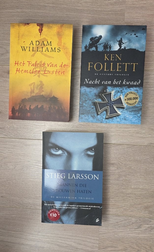 Diverse thrillers (3 stuks) ook per stuk te koop, Ophalen of Verzenden, Zo goed als nieuw