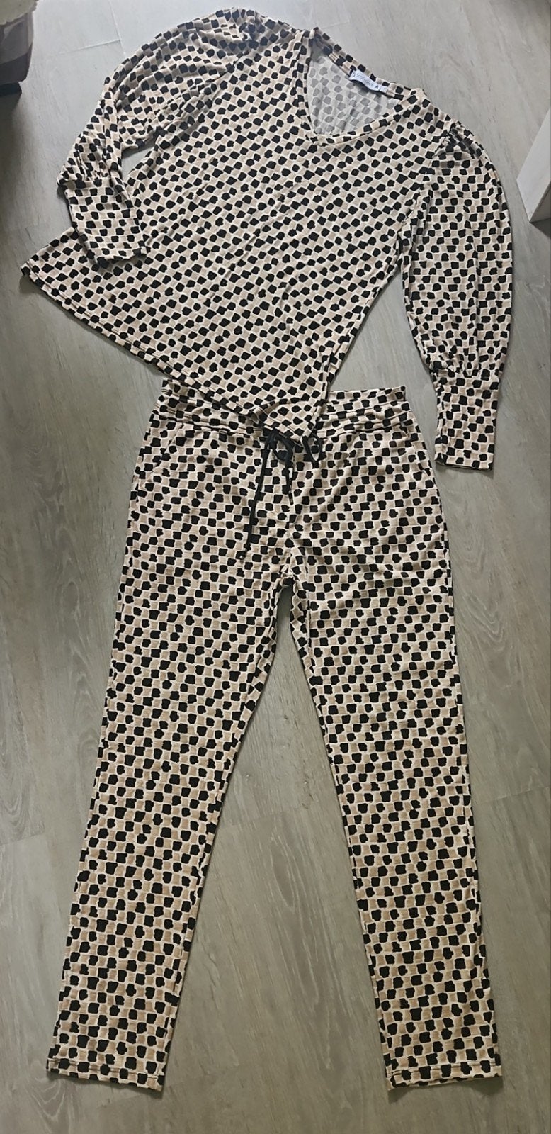 Soultouch Co-ord Set Huispak Top L/XL Travelstof Broek XL, Ophalen of Verzenden, Zo goed als nieuw, Maat 46/48 (XL) of groter