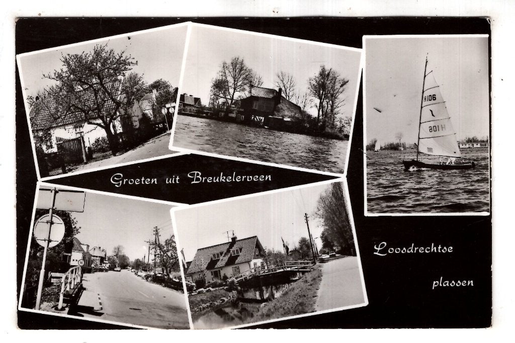 Breukelerveen Breukelen  Uitg.  van Leer, Verzenden, 1940 tot 1960, Utrecht