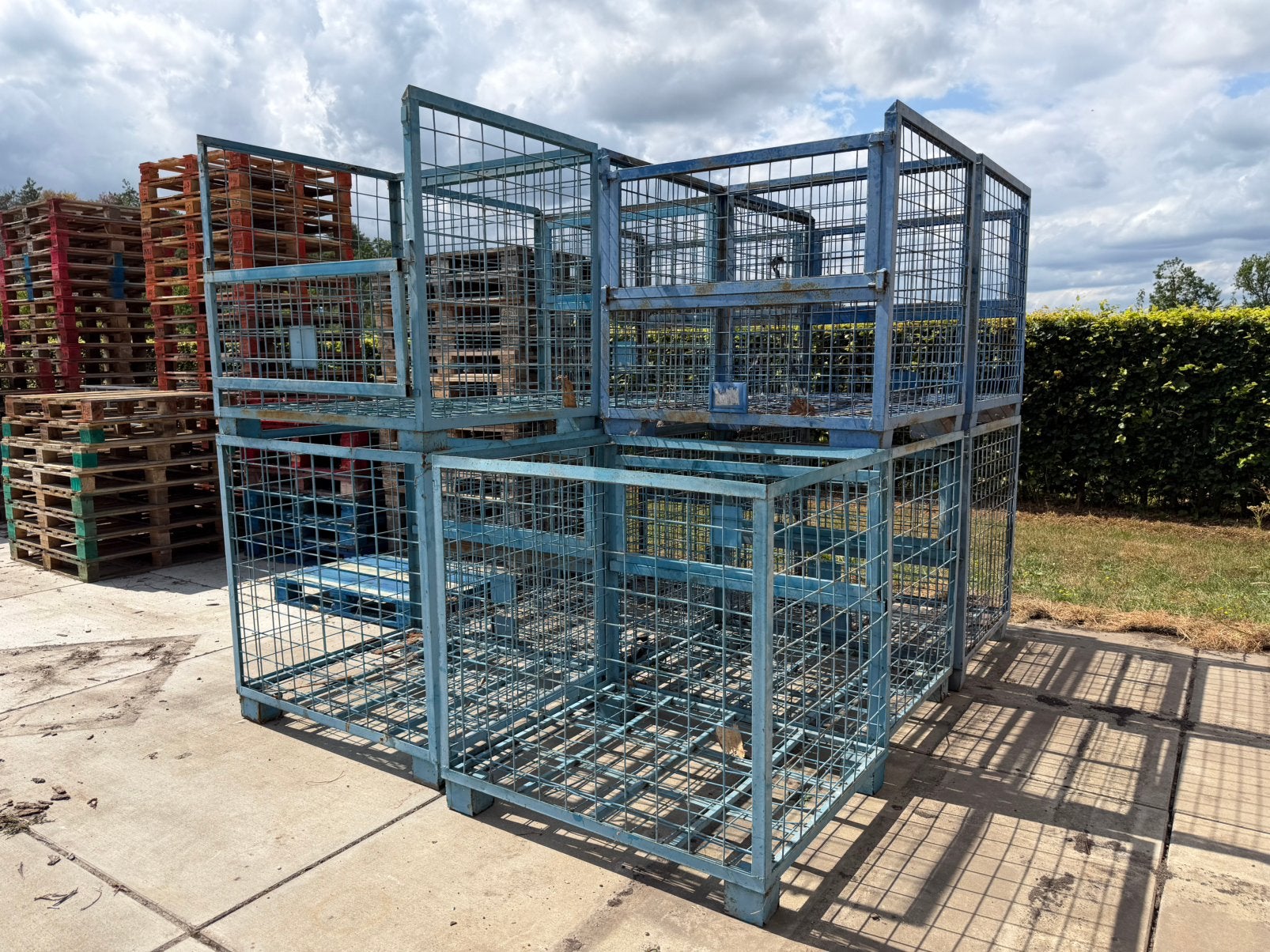 Gitterbox gaaskrat ibc, Ophalen