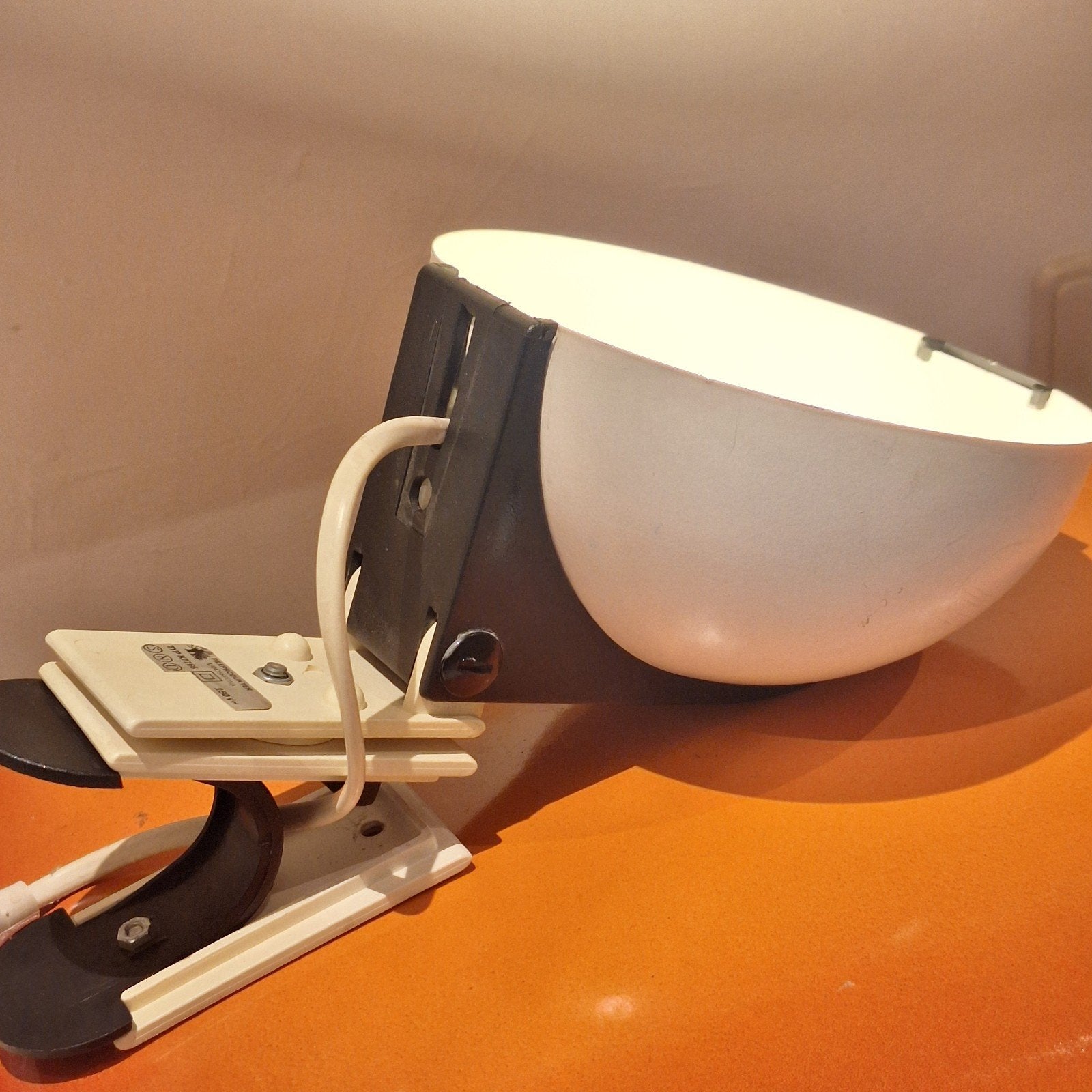Landskrona vintage lamp klemspot Zweden design, Huis en Inrichting, Ophalen, Gebruikt, Metaal, Vintage