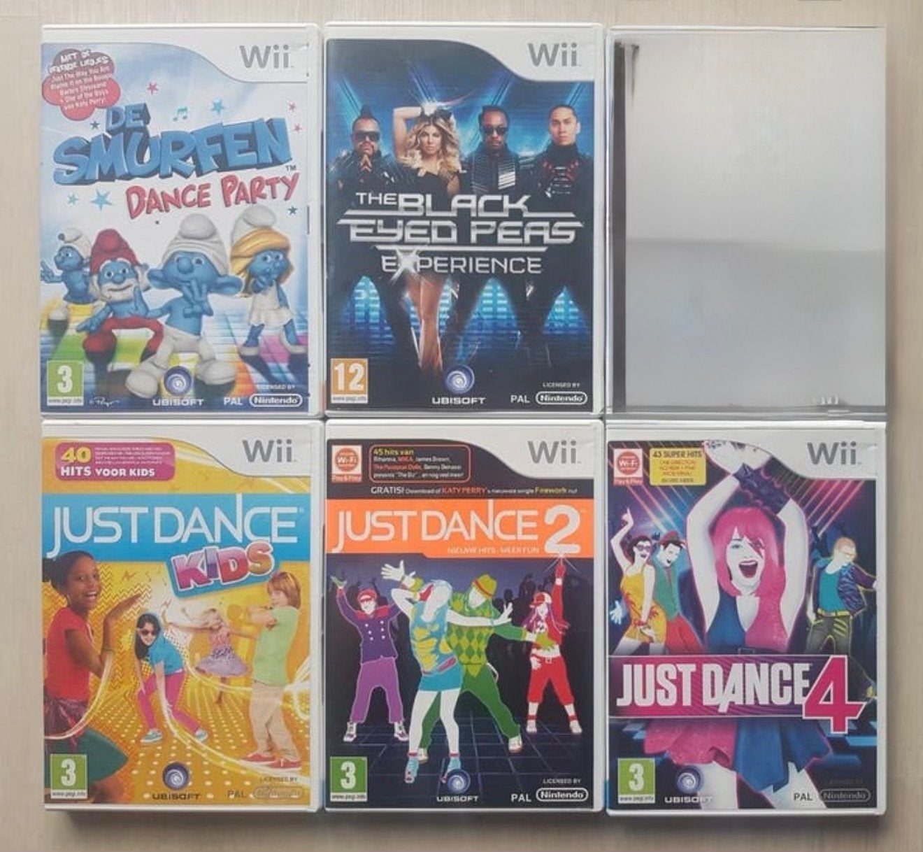 5x Nintendo Wii Spellen | Dance, Dansen | Just Dance, Spelcomputers en Games, Games | Nintendo Wii, 3 spelers of meer, Ophalen of Verzenden