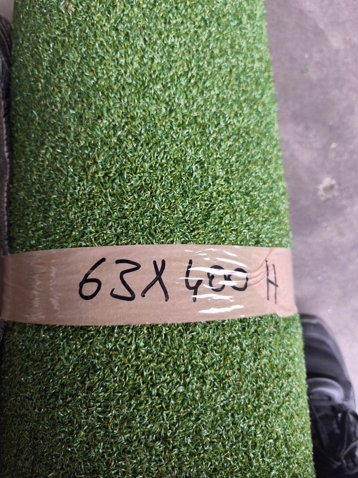 kunstgras nieuw 63x400 cm, hockey gras, Tuin en Terras, Ophalen, Nieuw, Minder dan 10 m², Kunstgras