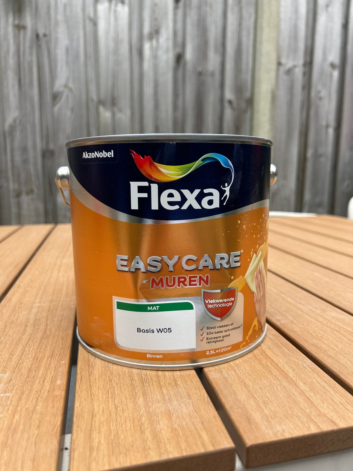 Flexa EasyCare Muurverf Mat roze 2.5L, Ophalen of Verzenden, Nieuw, Overige typen