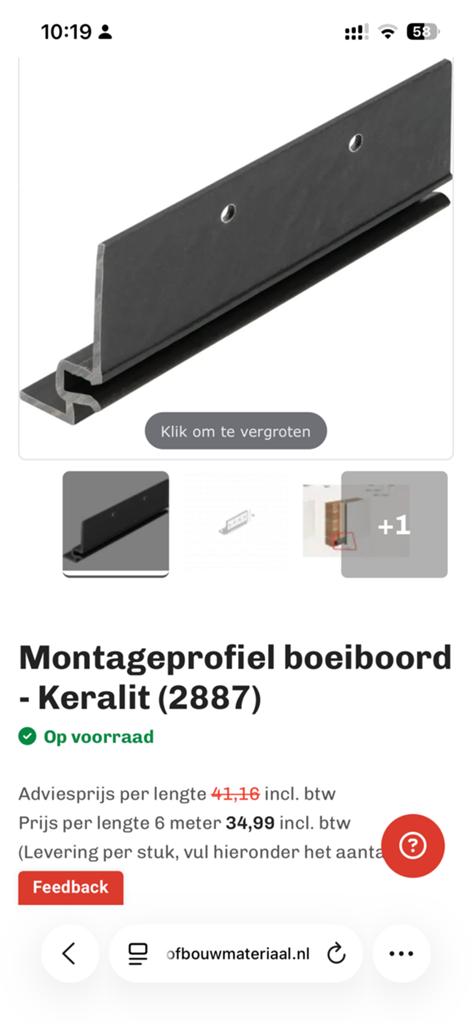 Keralit reststukken Staalblauw, Ophalen, Nieuw