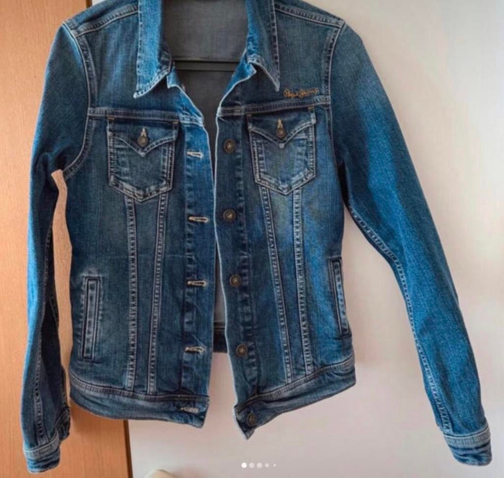 Nieuw jeansvest van Pépé donkerblauw maat S, Verzenden, Zo goed als nieuw, Blauw