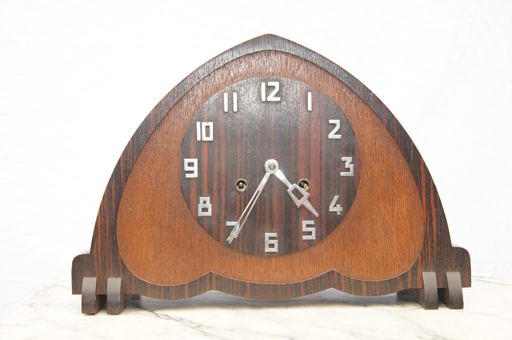 Amsterdamse school pendule, Antiek en Kunst, Antiek | Klokken, Ophalen of Verzenden