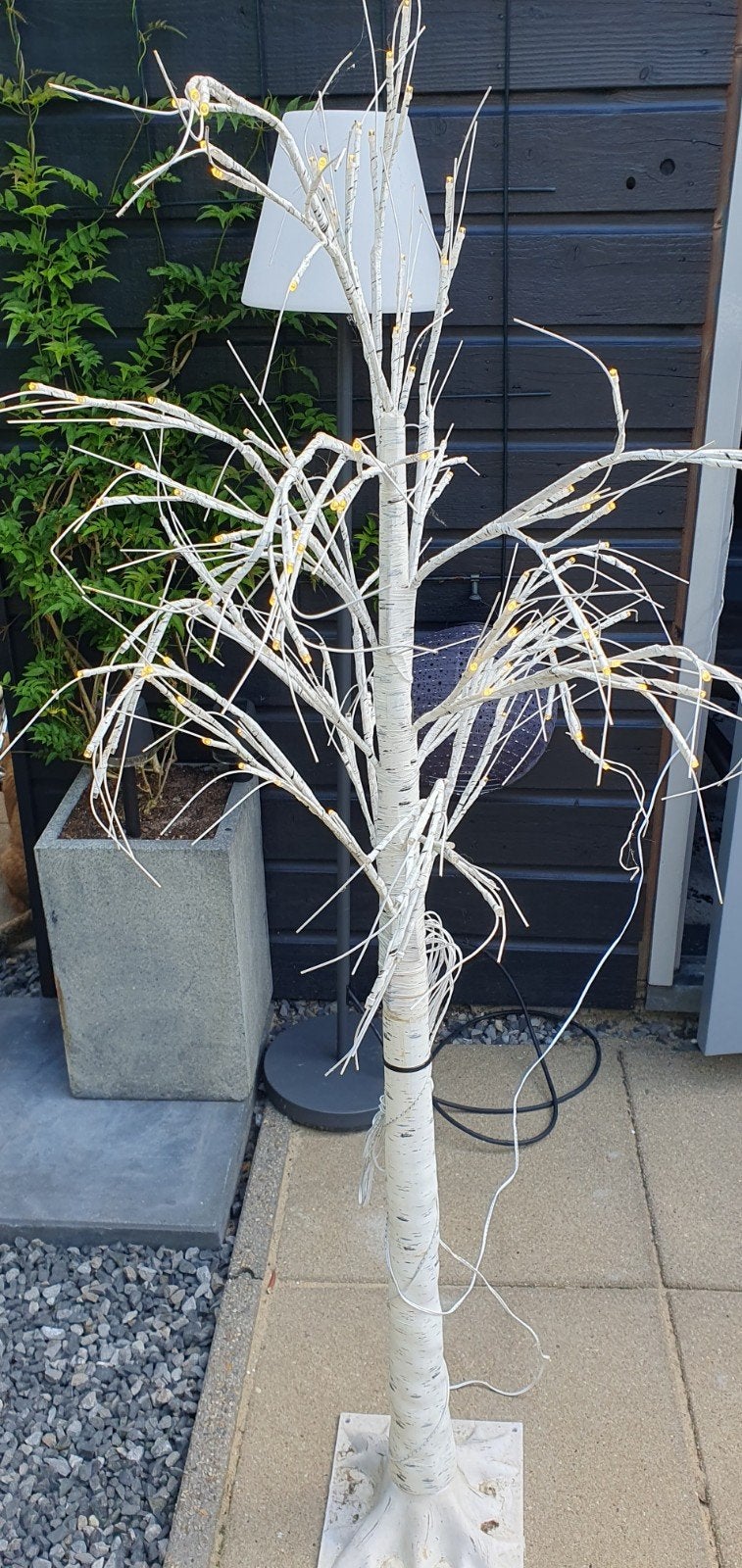 Kunst boompje inclusief verlichting en adapter, Ophalen, Gebruikt, Staande lamp