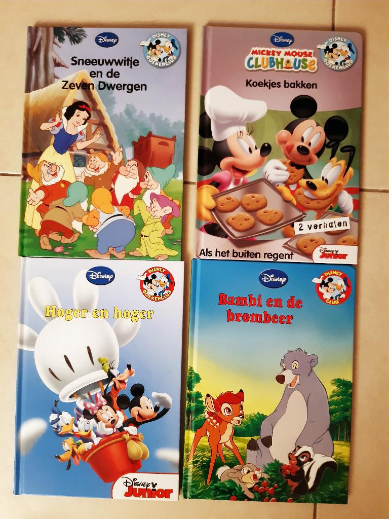 kinderboeken: Mickey Mouse, Donald Duck, Sneeuwwitje, Bambi, Ophalen of Verzenden, Gelezen, Walt Disney, Sprookjes