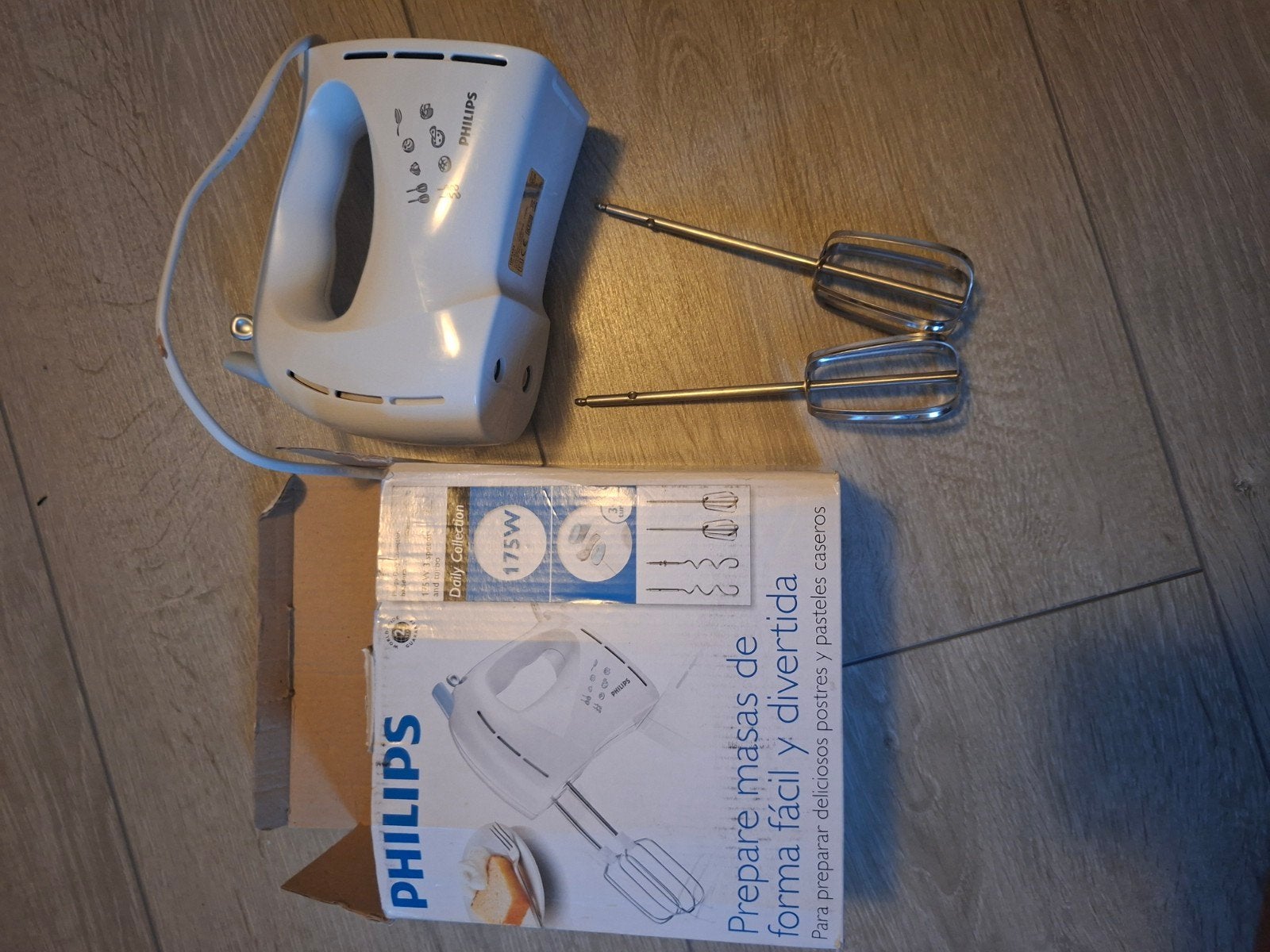 Handmixer Philips, Minder dan 1 liter, Ophalen, 3 snelheden of meer