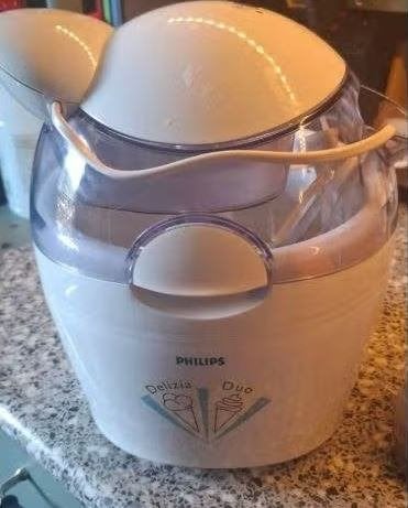 Philips Delizia Duo IJsmachine - Maak zelf heerlijk ijs!, Ophalen, Zo goed als nieuw, Koelelement