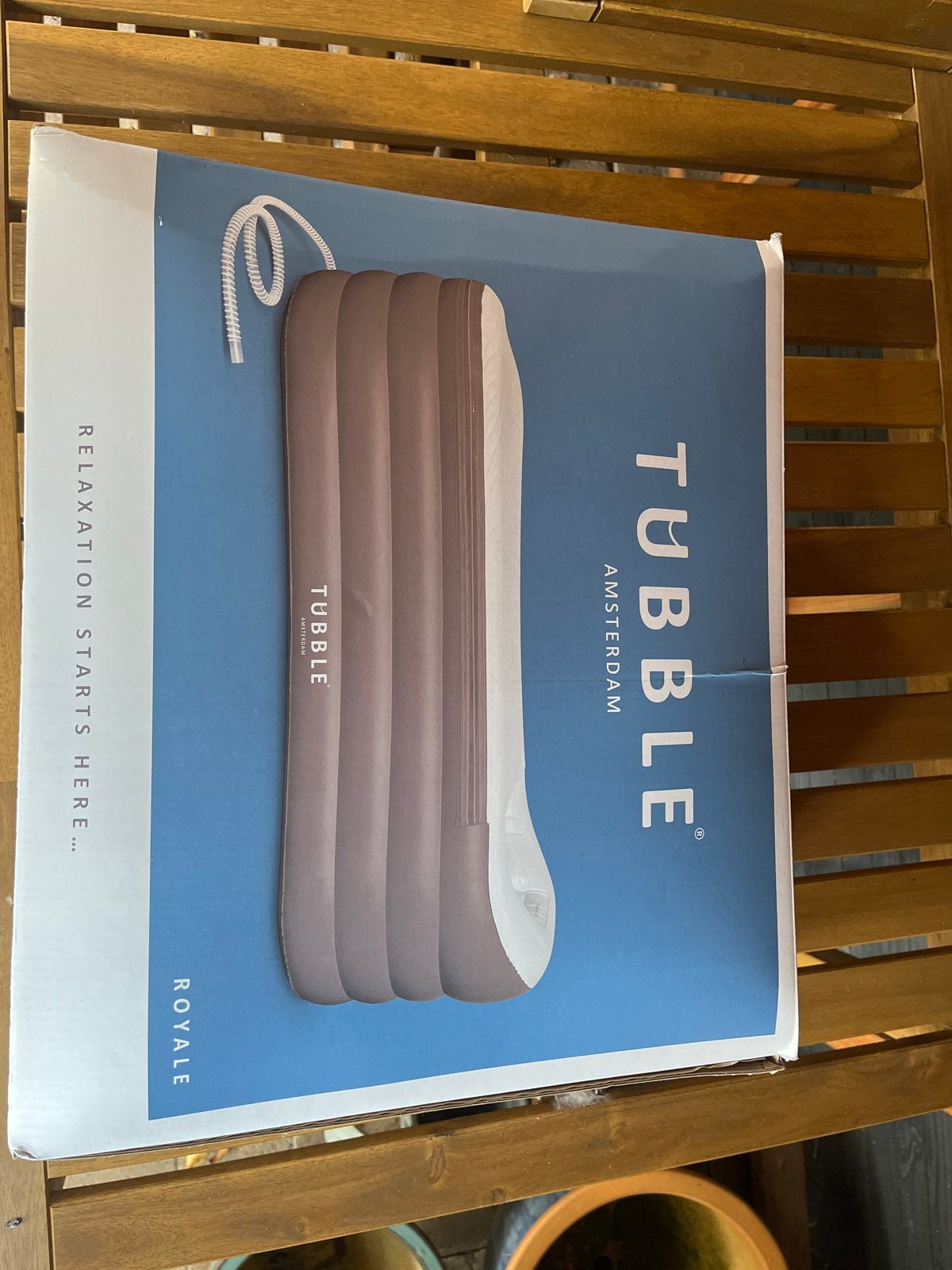 Tubbe Royale Opblaasbaar Bad -  zo goed als Nieuw in Doos, Ophalen of Verzenden, Nieuw, Opblaasbaar
