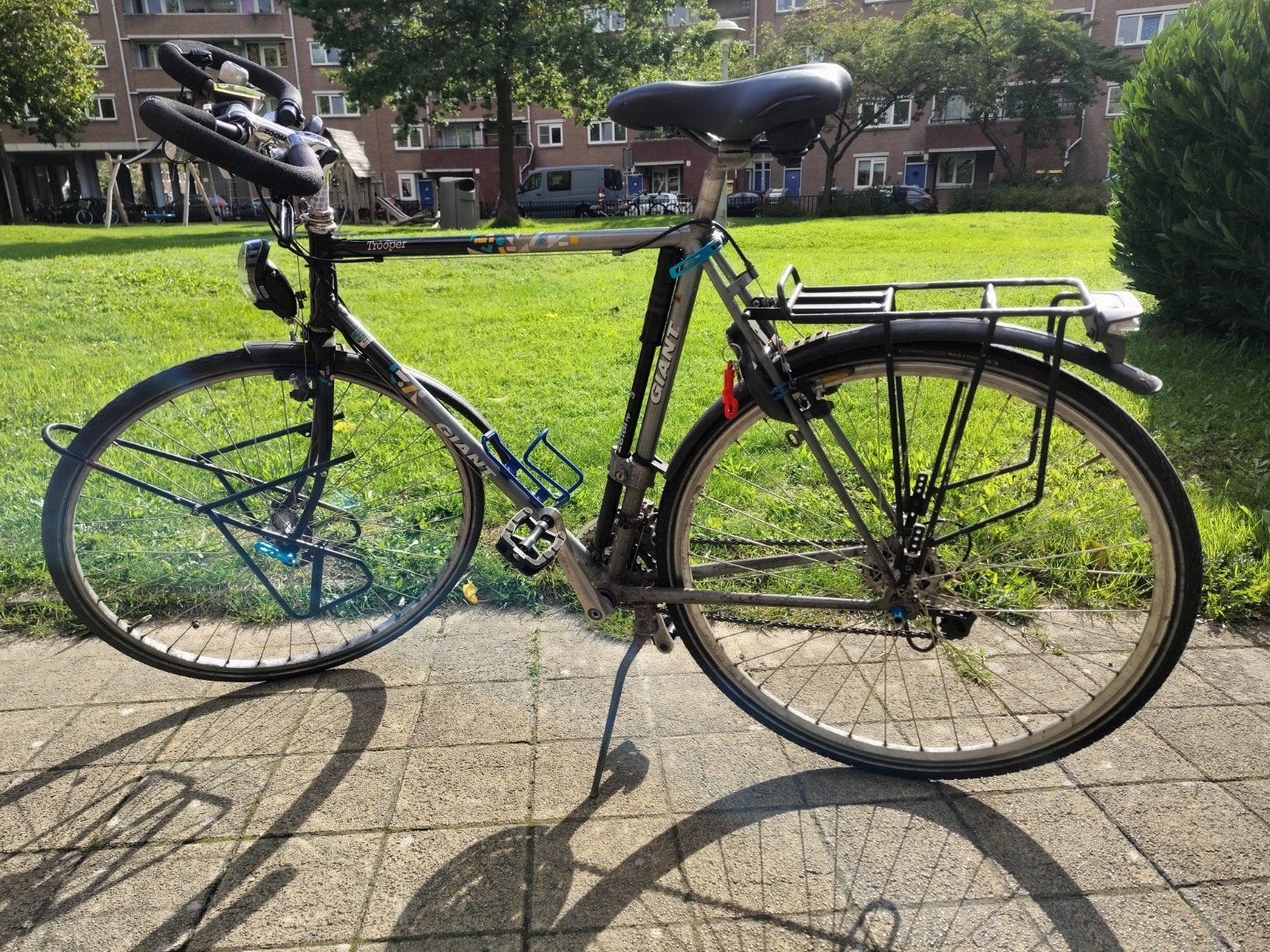Giant Trooper tourfiets, Ophalen, 28 inch, Gebruikt, Velgrem