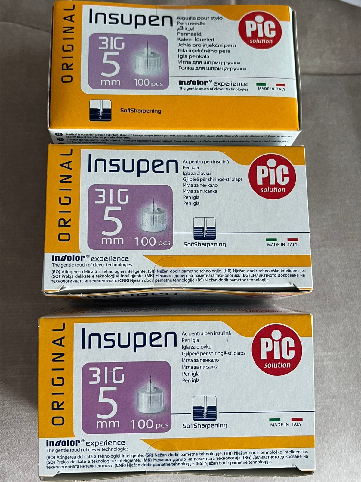 5x Insupen insuline naaldjes 100pcs, Ophalen of Verzenden, Nieuw, Overige typen