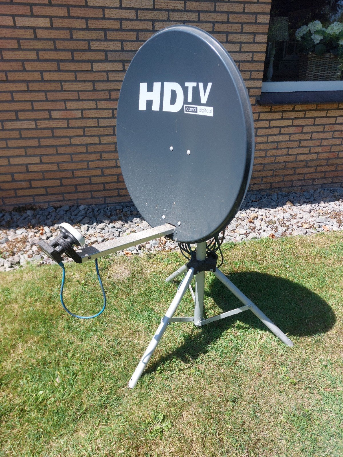 HDTV Canal Digitaal schotelantenne met statief, Ophalen, Gebruikt, (Schotel)antenne, Overige merken