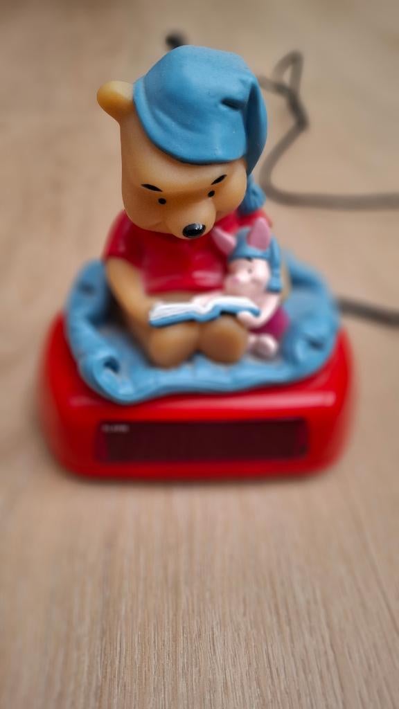 Vintage Disney Winnie de Poeh Wekker & Nachtlampje – Uniek!, Verzamelen, Ophalen of Verzenden, Winnie de Poeh of vrienden, Zo goed als nieuw