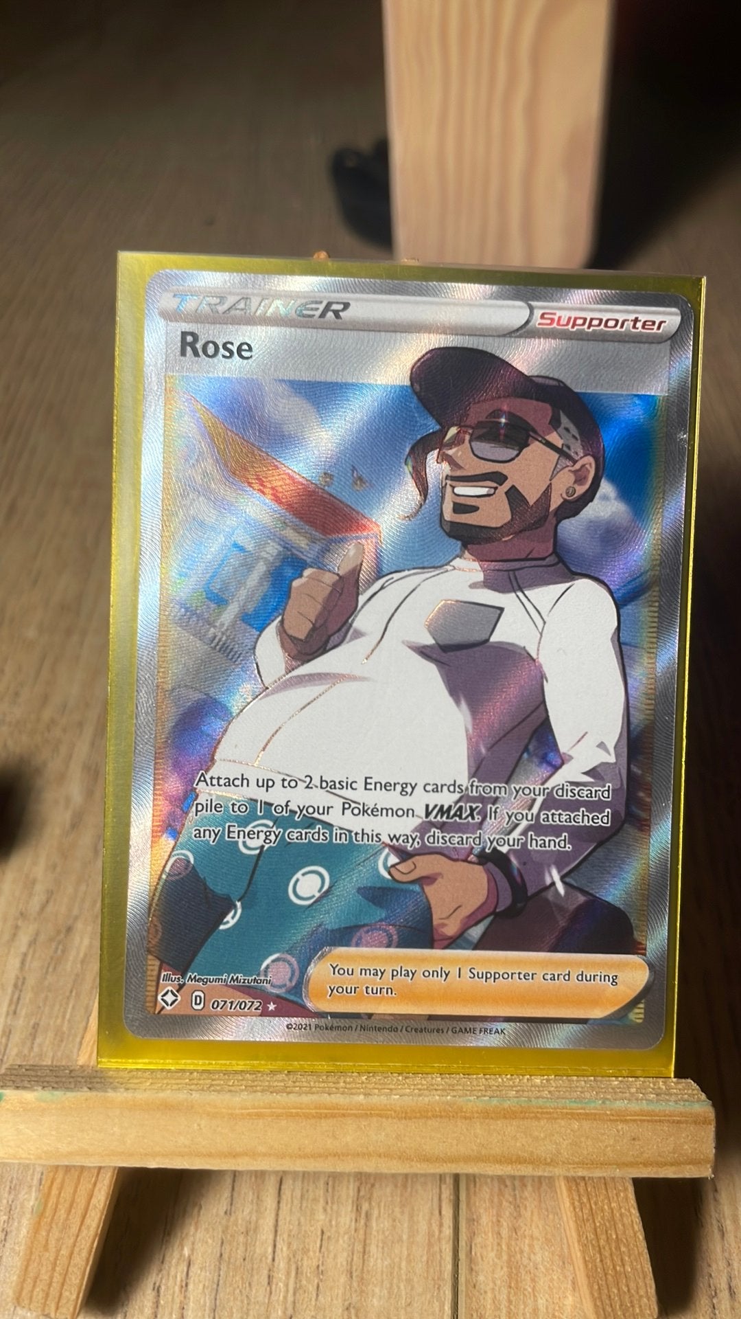 Pokemon kaart - Rose Trainer, Ophalen of Verzenden, Zo goed als nieuw
