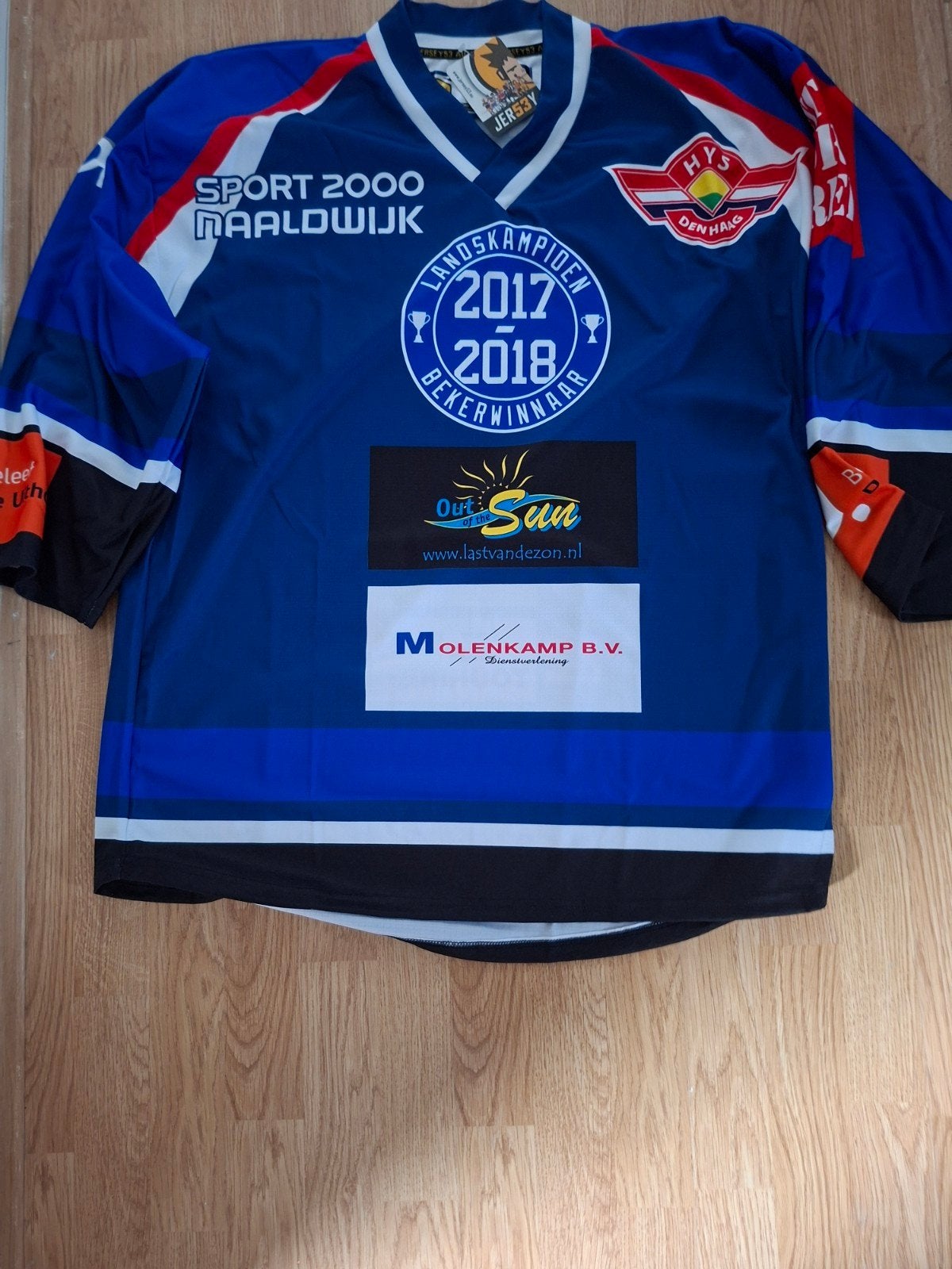 IJSHOCKEY SHIRT HIJS LANDSKAMPIOEN NIEUW, Ophalen of Verzenden, Nieuw, Buitenlandse clubs, Shirt