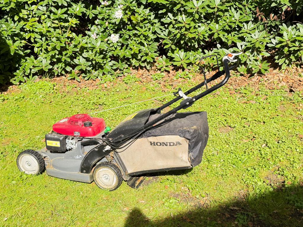 Honda HRX 476C1 VKEE grasmaaier Smart Drive, Ophalen, Cirkelmaaier, Gebruikt, Versnellingen