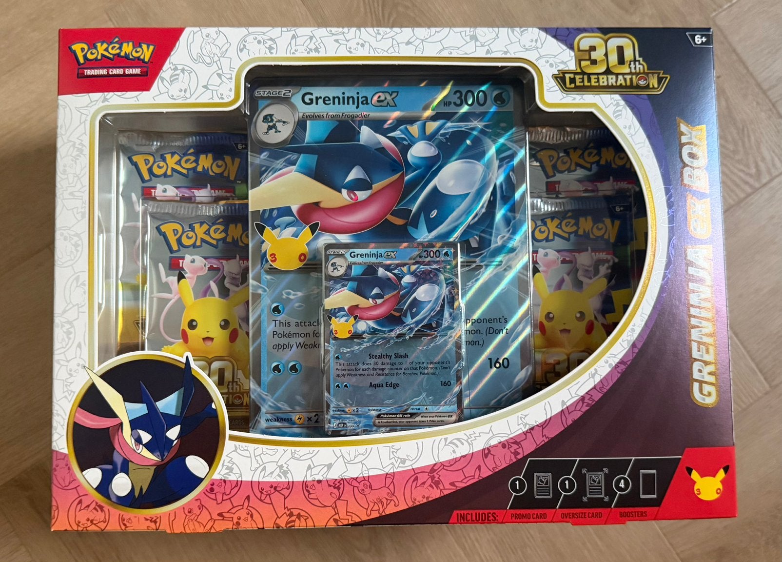 Greninja Pokemon 30th anniversary, Verzamelen, G1, Ophalen of Verzenden, Zo goed als nieuw