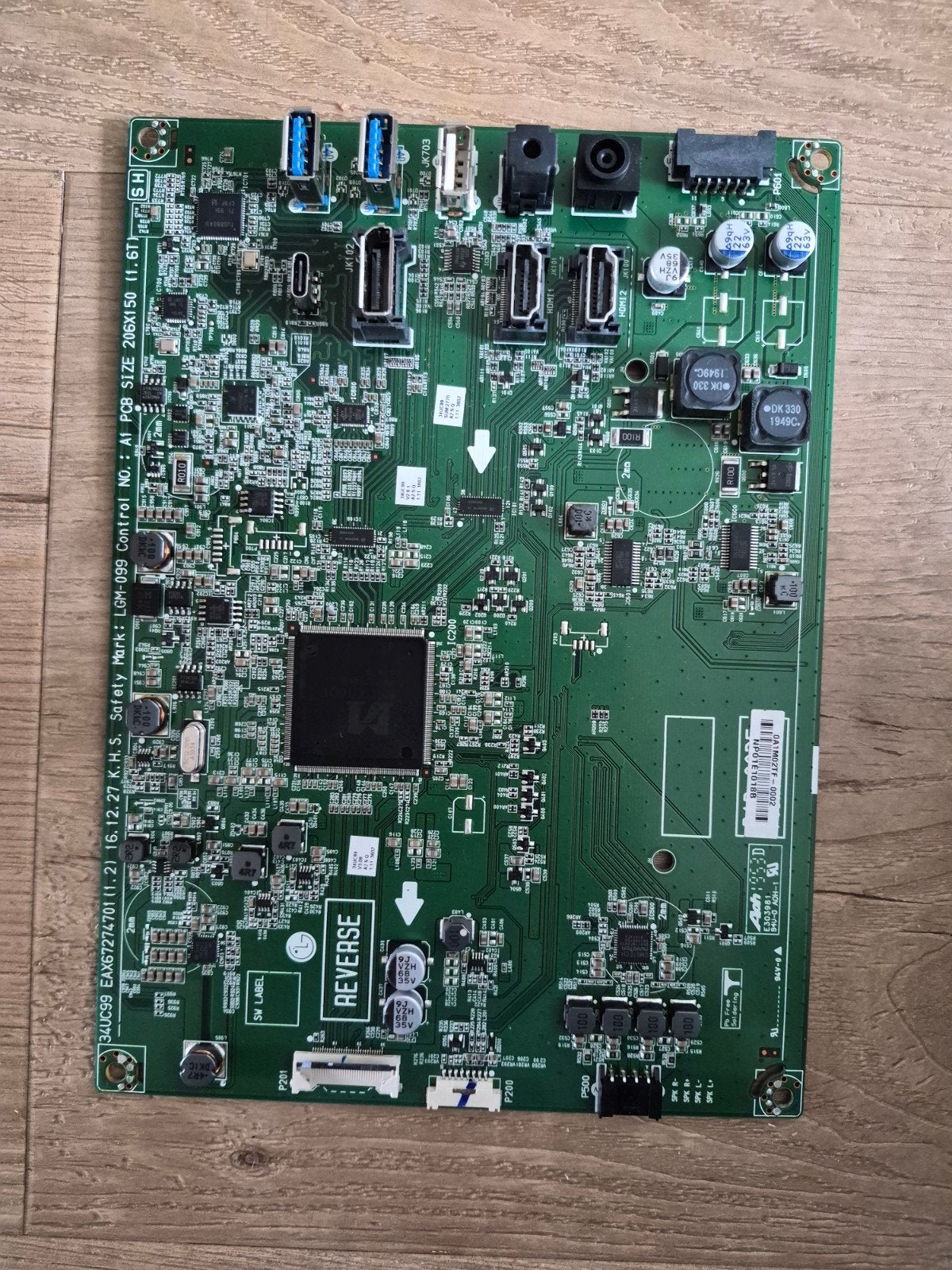 Moederbord LG 34UC99-W Curved Monitor (defect scherm), Gebruikt, 50 Hz, Ophalen of Verzenden, 100 cm of meer