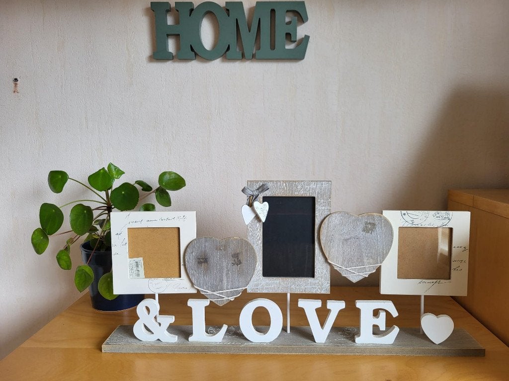 Decoratieve fotolijst /collagelijst /foto frame/design lijst, Ophalen, Gebruikt