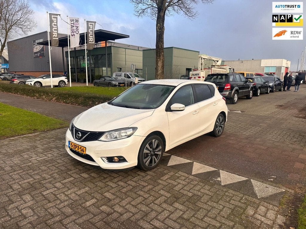 Nissan Pulsar 1.2 DIG-T Connect Edition Clima.Navi.Camera, Auto's, Nissan, Voorwielaandrijving, Euro 5, Gebruikt, 4 cilinders