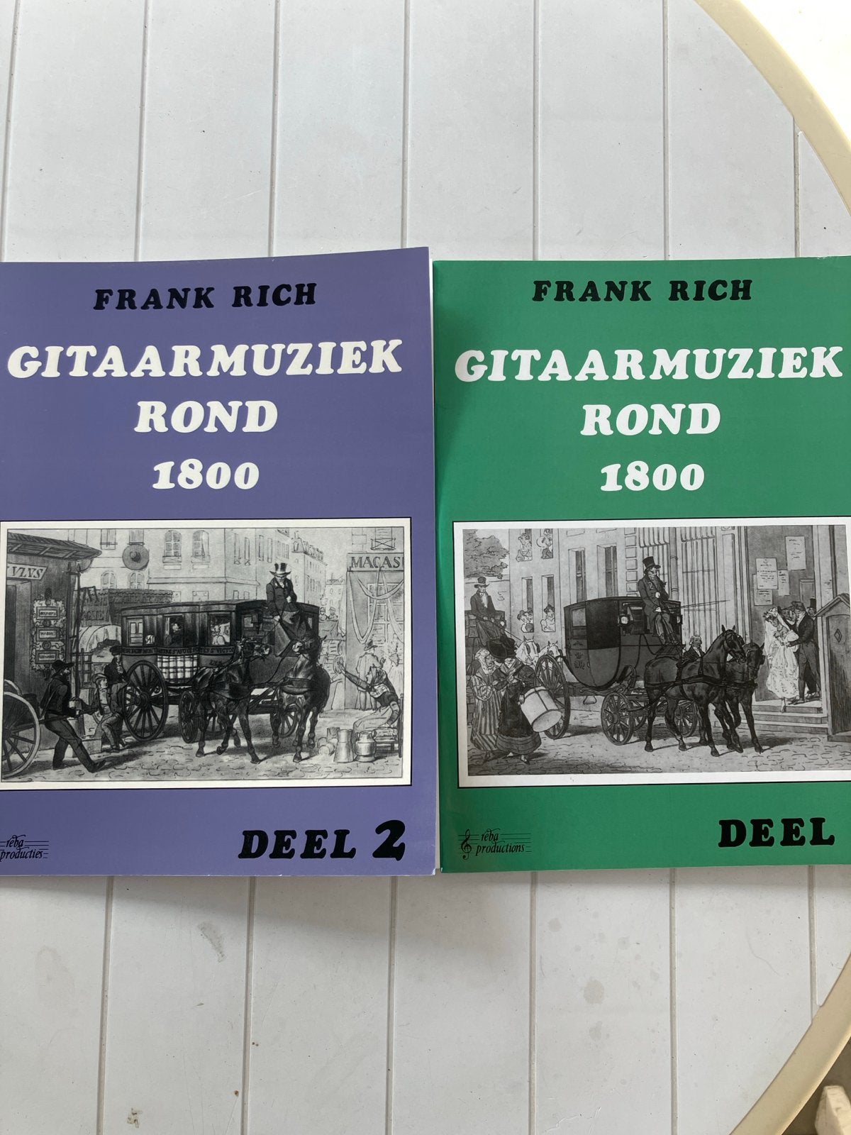 Gitaarmuziek Rond 1800 - Frank Rich (Deel 1 & 2), Klassiek, Ophalen of Verzenden, Thema, Gitaar