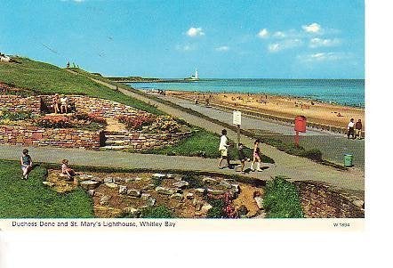 Ansichtkaart 	Whitley Bay (Engeland)	 St Mary's Lighthouse, Verzenden, 1960 tot 1980, Ongelopen, Engeland