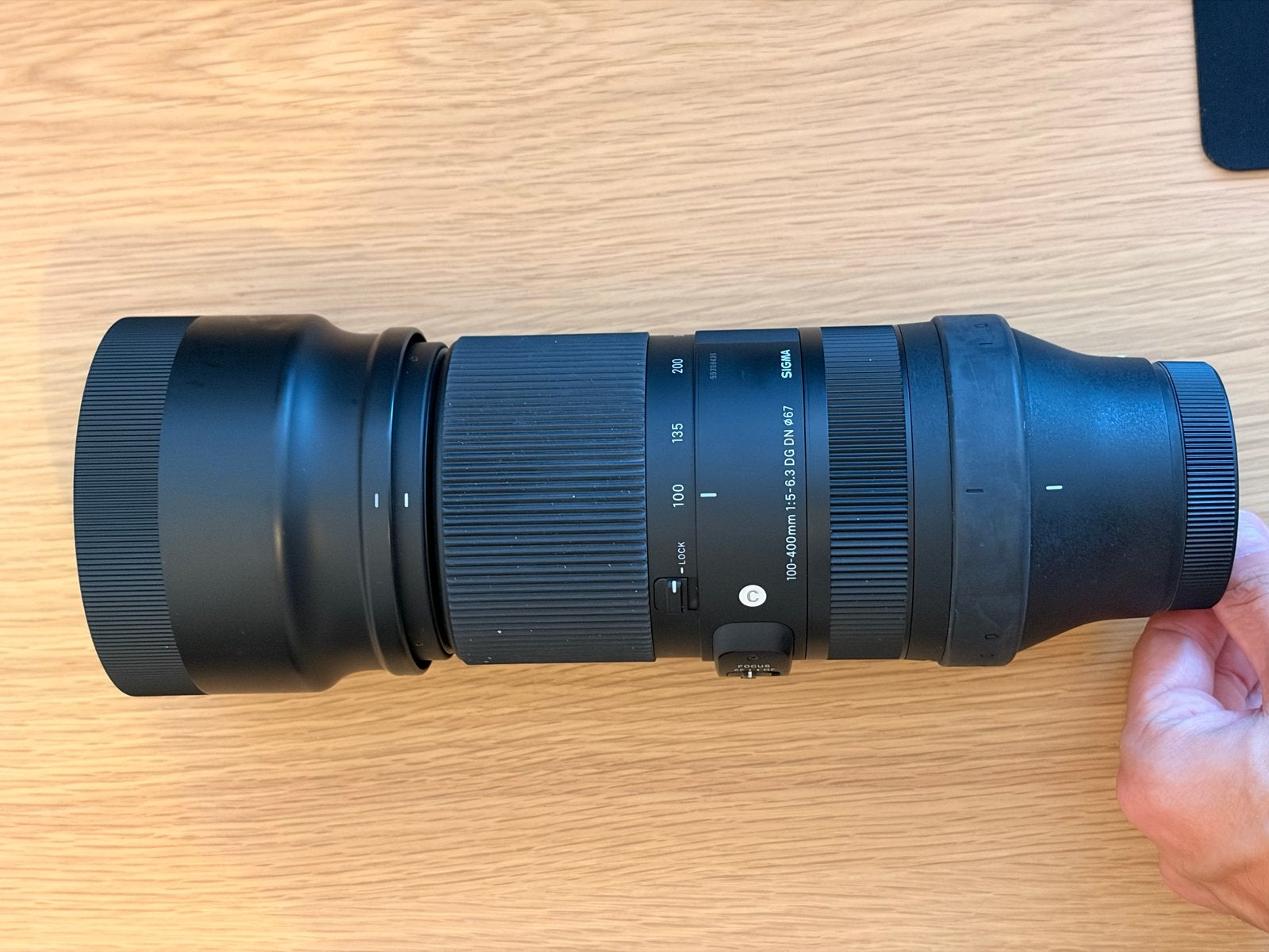 Sigma 100-400mm f/5-6.3 DG DN OS Contemporary L-mount, Sigma, L-mount, Telelens, Zo goed als nieuw