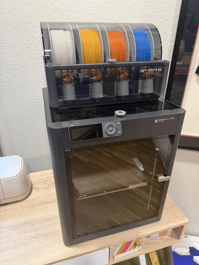 Bambu p1s met AMS evt met 10kg+ filament, dessicant, Computers en Software, 3D Printers, Ophalen, Zo goed als nieuw