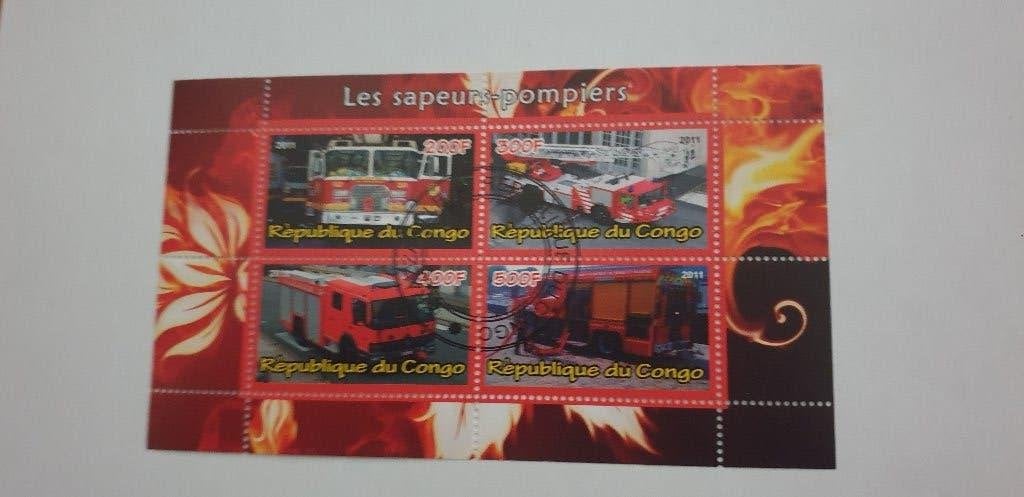 5520 congo les sapeurs pompiers brandweer, Verzenden, Tanzania