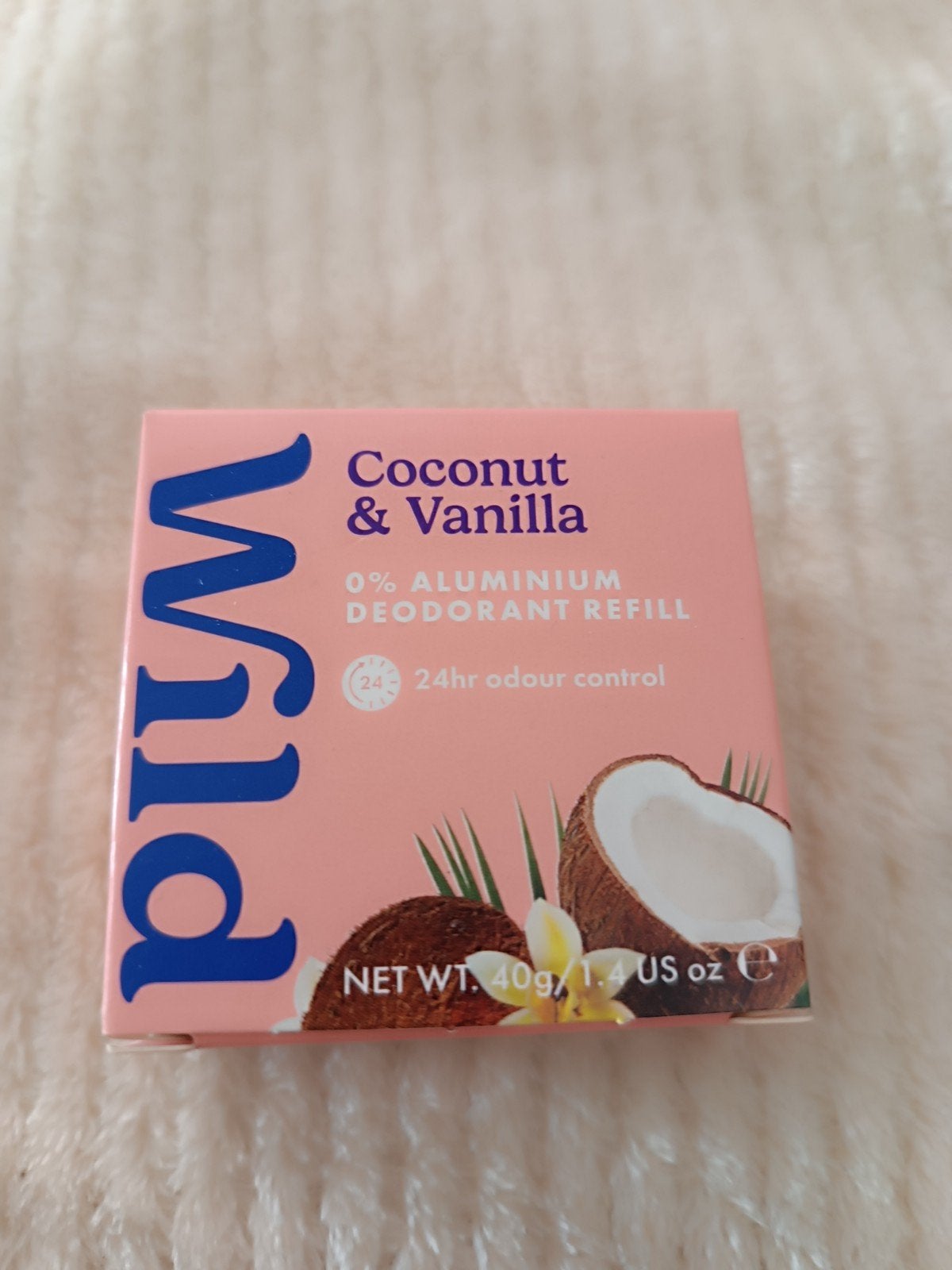 Wild Deodorant Navulling - Coconut & Vanilla, Ophalen of Verzenden, Nieuw, Deodorant of Bodyspray