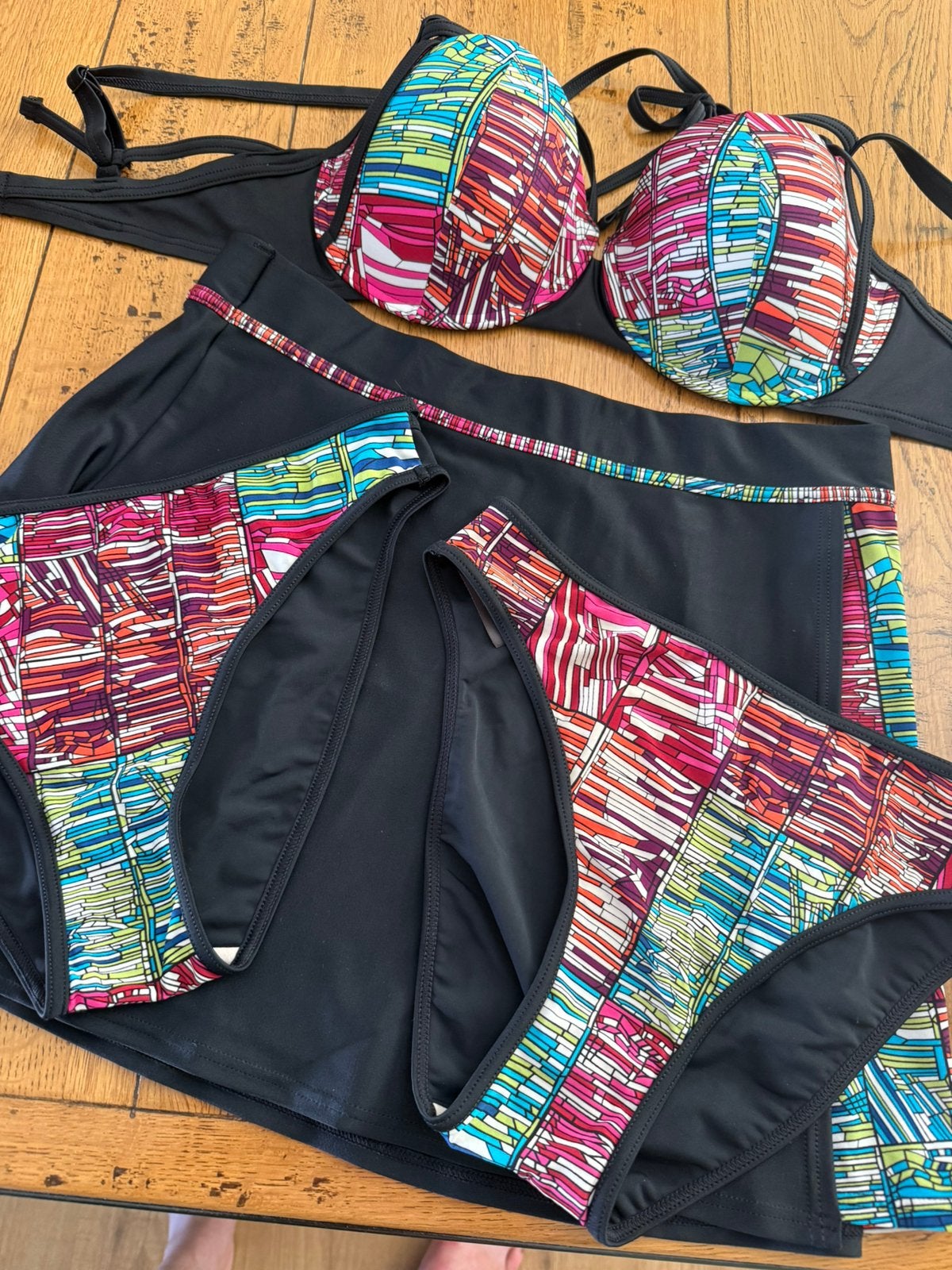 Marlies Dekkers setje ( meerkleurig ) 75D zie fotoos, Ophalen of Verzenden, Zo goed als nieuw, Meerkleurig, Bikini