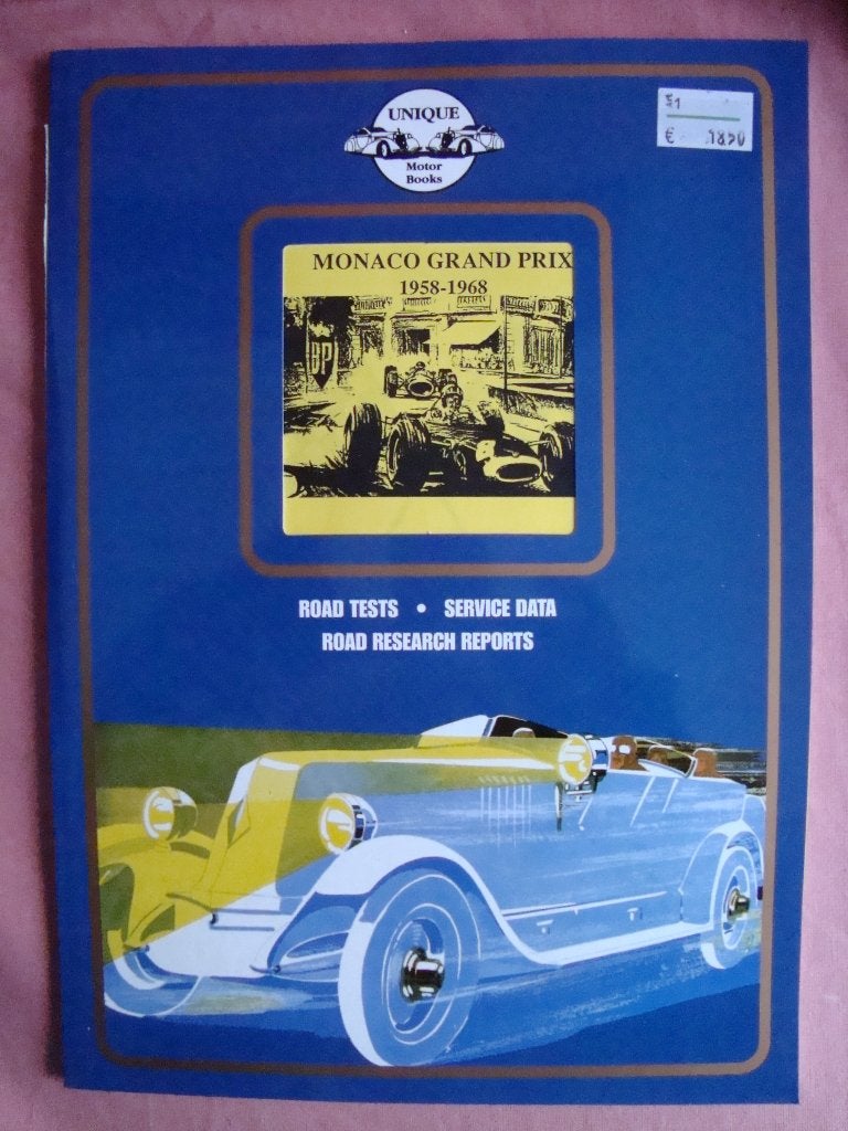 Monaco grand prix 1958-1968, Boeken, Ophalen of Verzenden, Nieuw, Algemeen