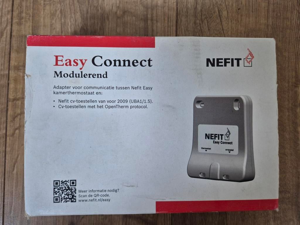 Nefit Easy Connect Modulerende Thermostaat Module, Doe-het-zelf en Verbouw, Thermostaten, Zo goed als nieuw, Slimme thermostaat