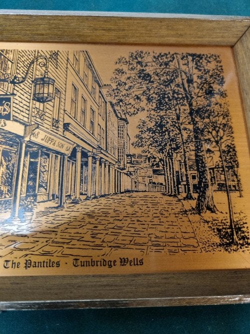 schilderij koper the pantiles in tunbridge wells vintage, Ophalen of Verzenden, 'T Olde Gre-j, Info@toldegrej.nl, Endepoelstraat 20f Didam