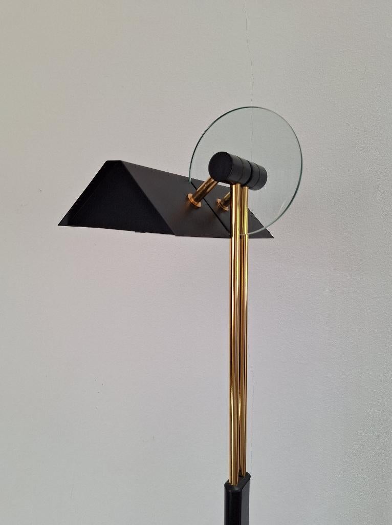 div. vintage retro vloerlamp design staande lamp uplighter, Ophalen, Glas, 150 tot 200 cm, Gebruikt