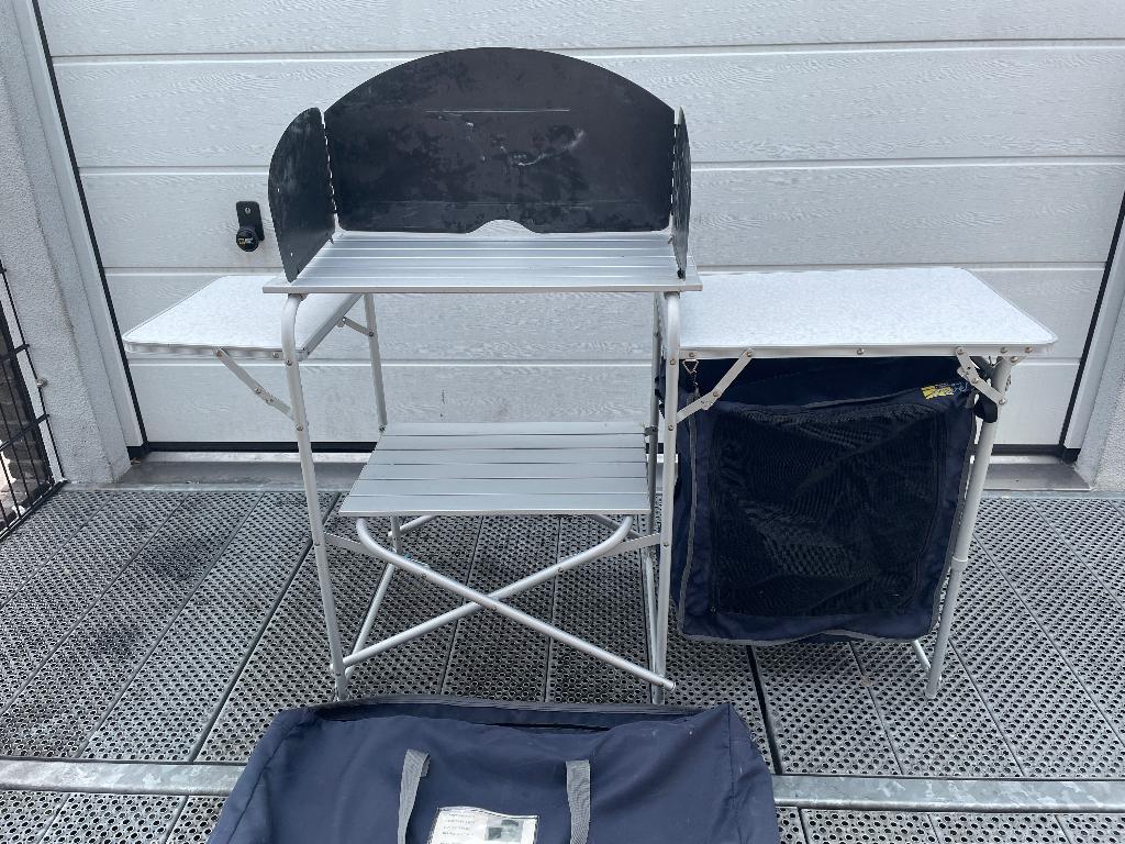 Kampeer keukentafel, Caravans en Kamperen, Ophalen, Gebruikt, Campingmeubel-accessoire