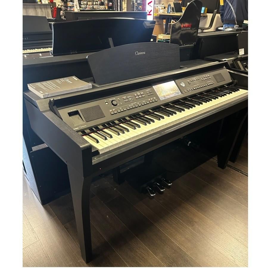 Yamaha CVP-709B Digitale Ritme Piano, Gebruikt, Zwart, Ophalen of Verzenden, Piano