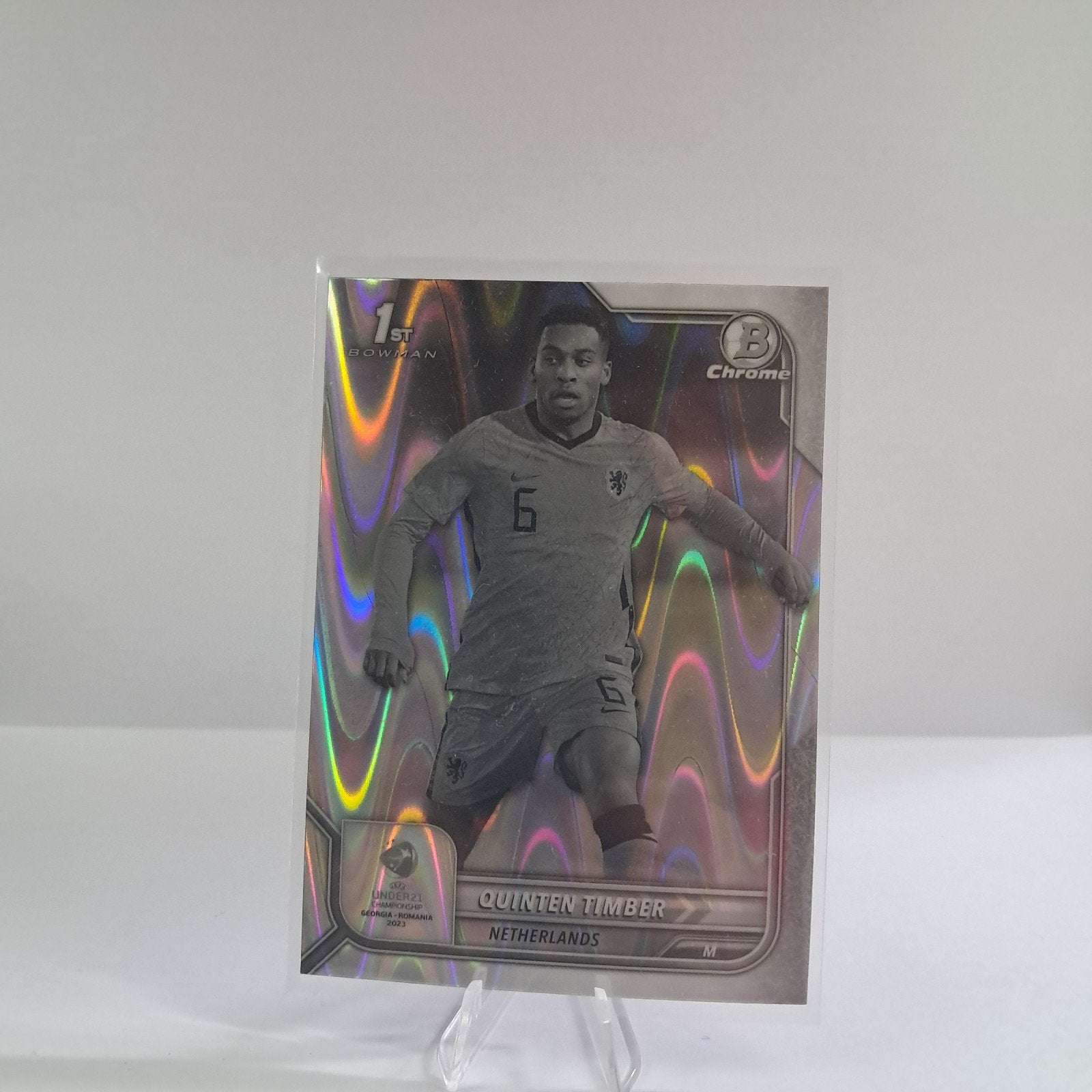 topps bowman euro under 21 raywave refractor quinten timber, Ophalen of Verzenden, Nieuw, Plaatje